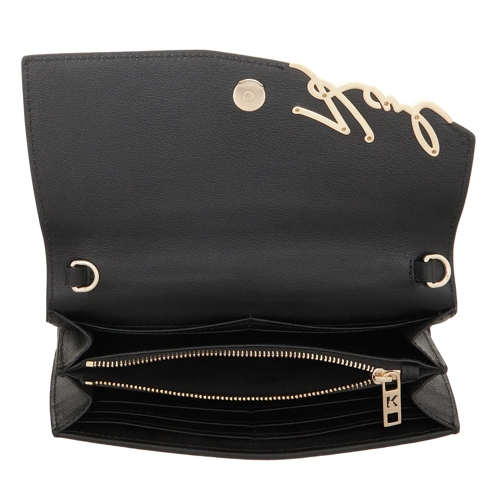 Karl Lagerfeld Portefeuille sur chaîne K/Signature Cb Wallet Gp Black/Gold (Image 6)