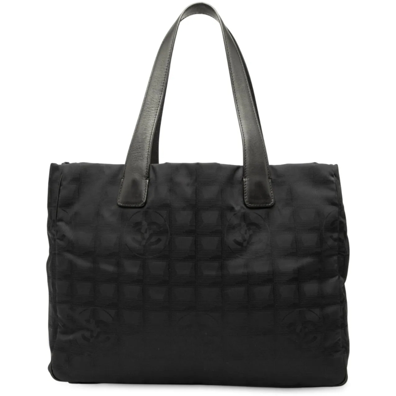 Chanel Shopper New Travel Line Nylon Tote schwarz