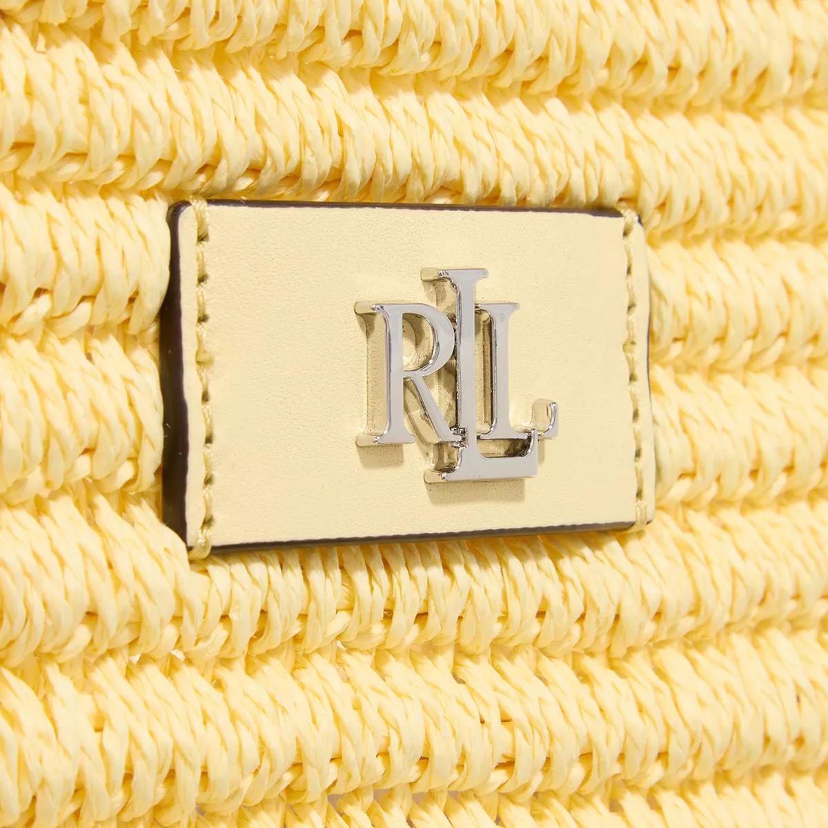 Lauren Ralph Lauren Shoppers Brie 31 Tote Large in geel