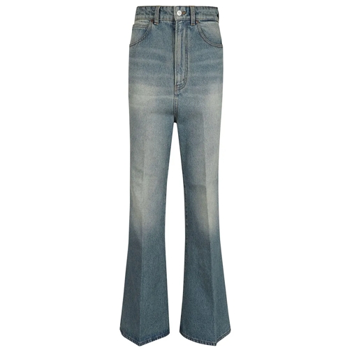 Victoria Beckham Jeans Wide-Leg Kick Jeans Blue