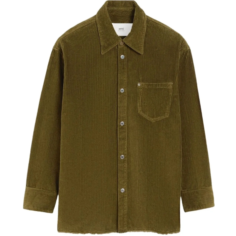 AMI Paris Legeres Oberteil Shirts Brown braun