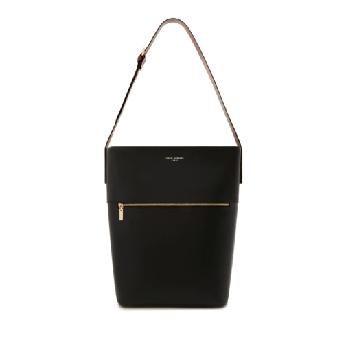 Isabel Bernard Sac à bandoulière Isabel Bernard Honoré Flora black calfskin leather Schwarz