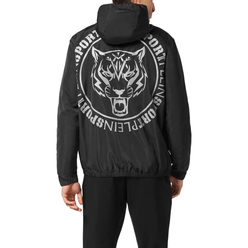 Plein Sport Übergangsjacke Windbreaker Carbon Tiger schwarz(Image 2)