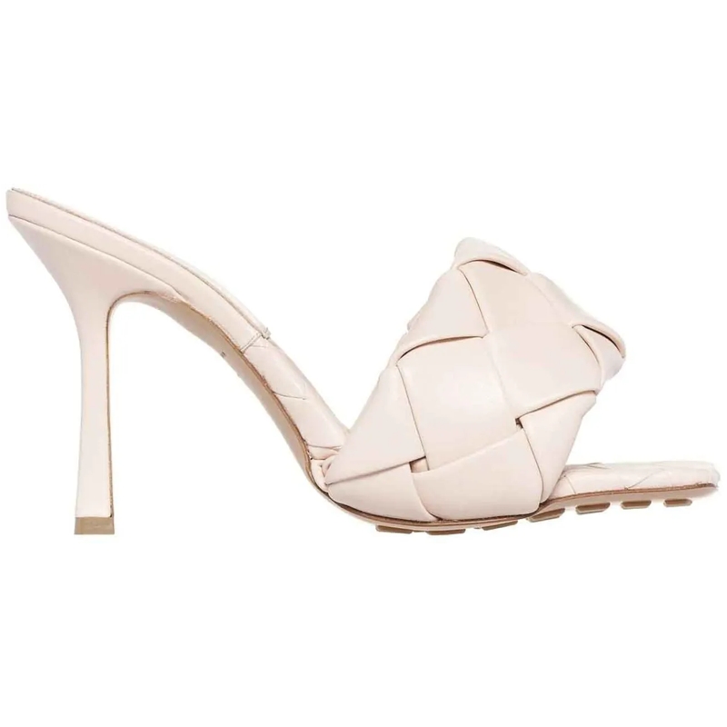 Bottega Veneta T-Shirt Bottega Veneta Lido Leather Mules rose