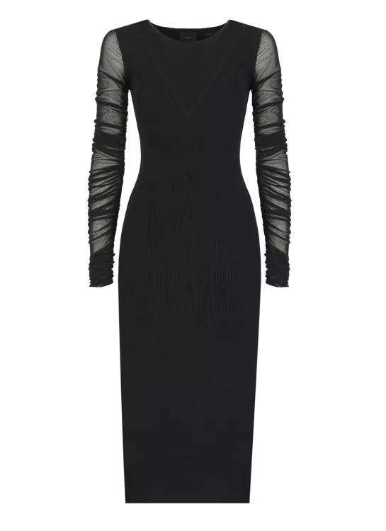 Pinko - Bergamotto Dress - Größe M - black