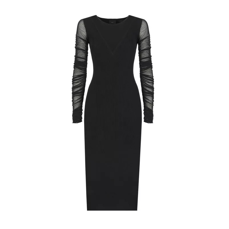 Pinko Midikleid Bergamotto Dress Black