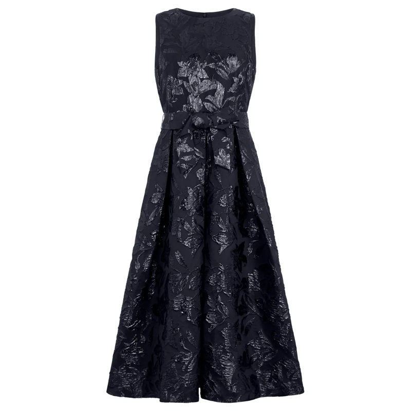 Apart Abendkleid Midi Kleid dunkel-blau