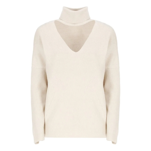 D. Exterior Rollkragenpullover Wool Sweater Neutrals