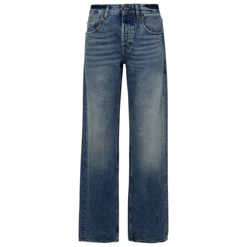 Saint Laurent Blue Cotton Jeans Blue Jeans