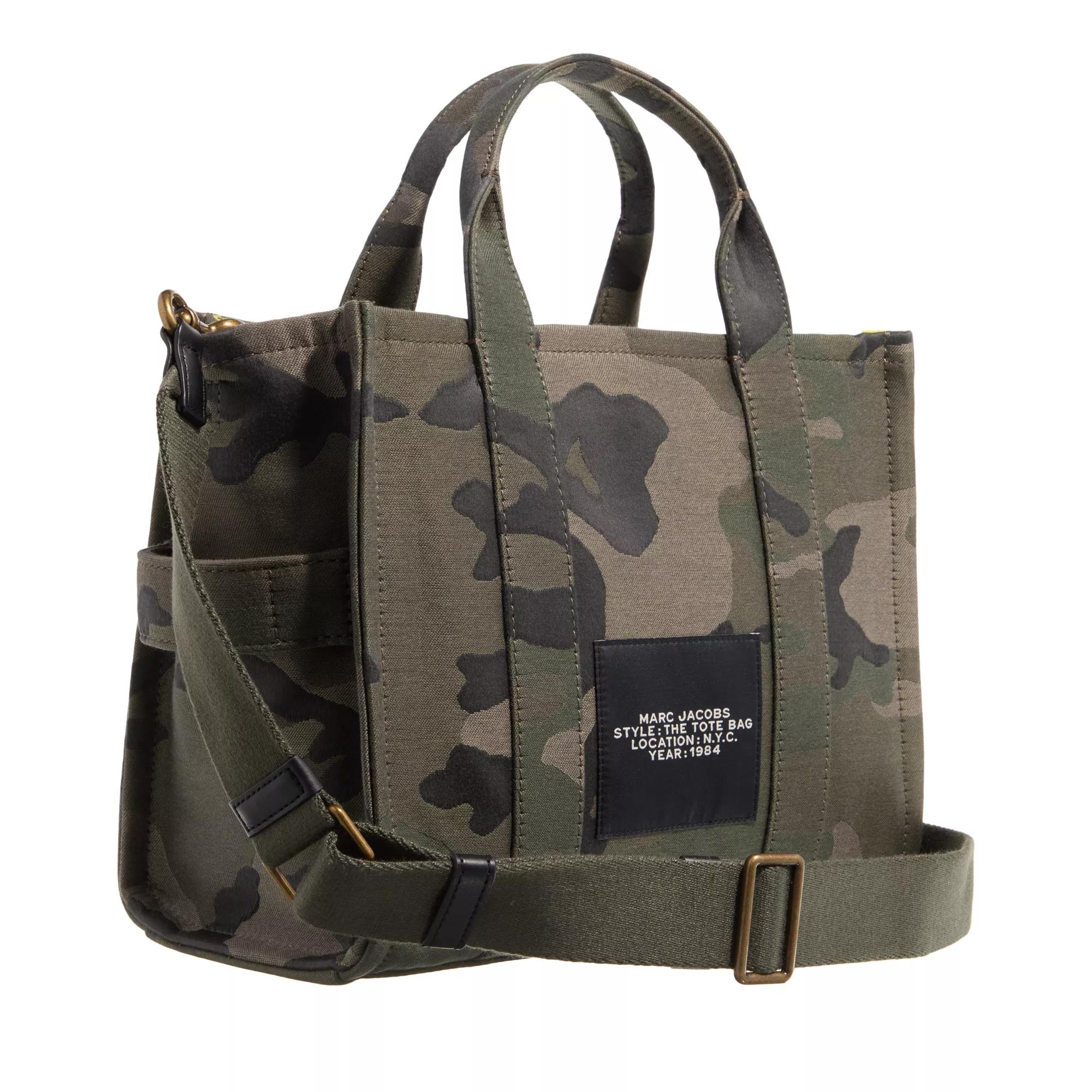 Marc Jacobs Totes The Medium Camo Jacquard Tote Bag in bruin