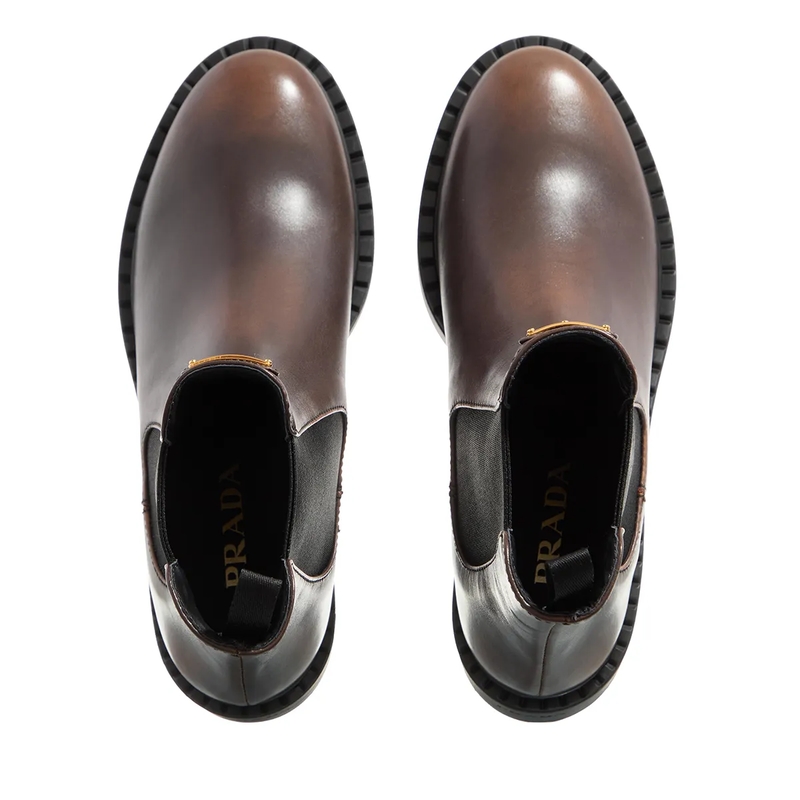 Prada Chelsea Boots Stiefelette Chocolate mehrfarbig(Image 8)
