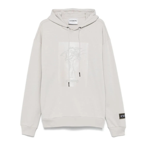 Iceberg Hoodie Printed Sweatshirt White