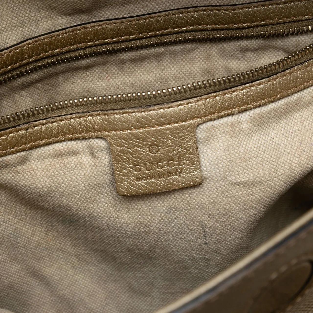 Thumbnail - Gucci Hobo Bags - Medium GG Canvas Bree Satchel - Gr. unisize - in Braun - für Damen