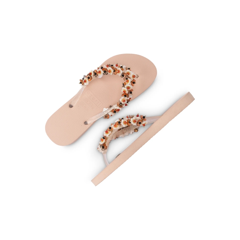 UZURII Flip Flops flip flop Tulum Bloom Coffee sand(Image 9)