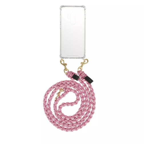 fashionette Smartphone Galaxy S9 Plus Necklace Braided Rose Portacellulare a borsetta