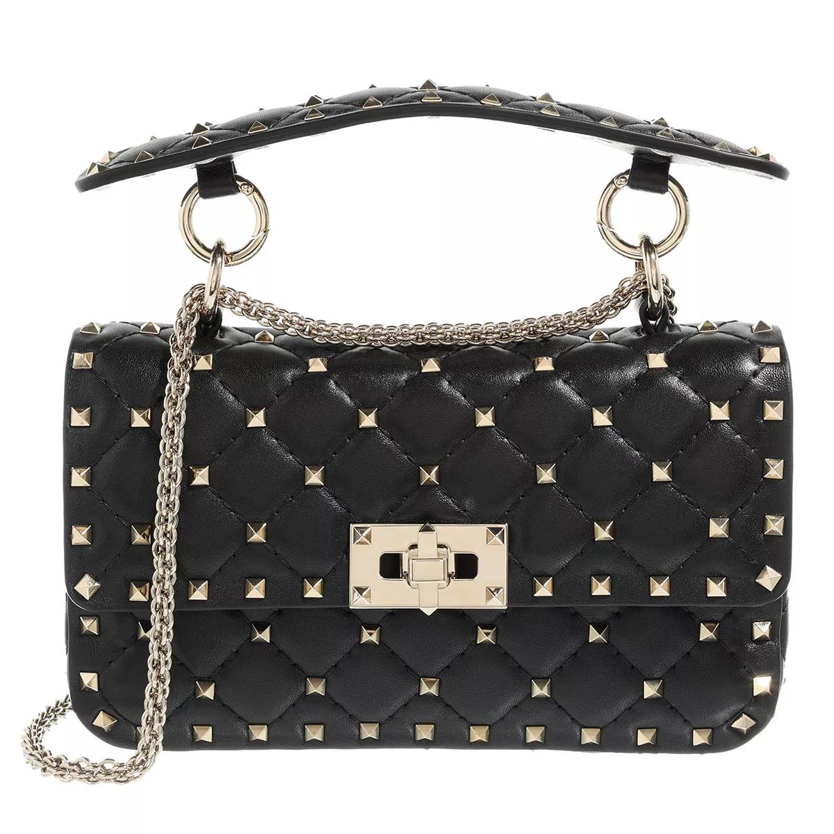 Valentino Garavani Crossbody Bags - Rockstud Spike Crossbody Bag Small - Gr. unisize - in Schwarz - für Damen