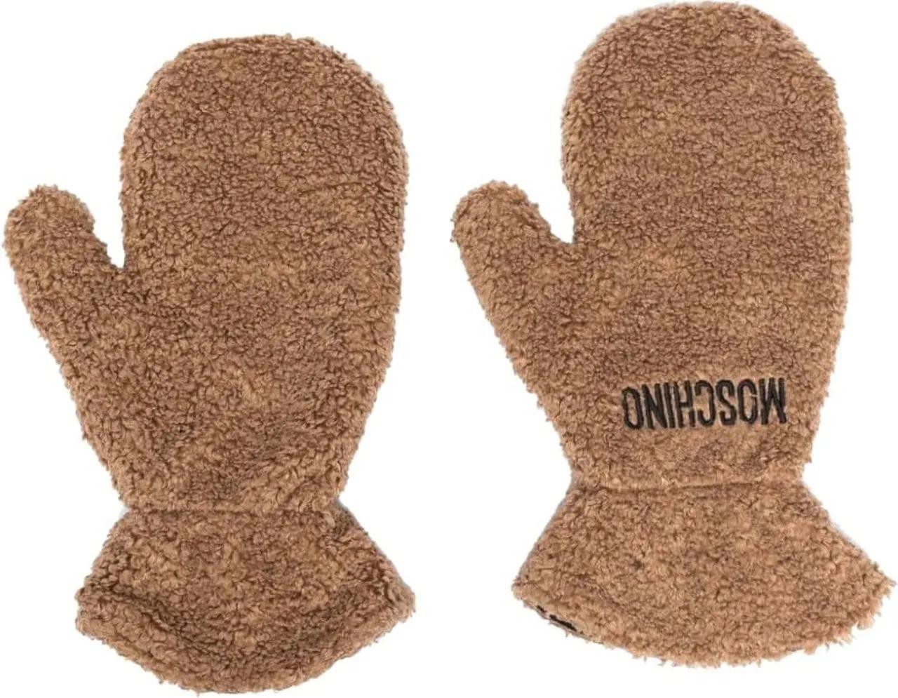 Moschino Handschuhe - Gloves Brown - Gr. ONE SIZE - in Braun - für Damen