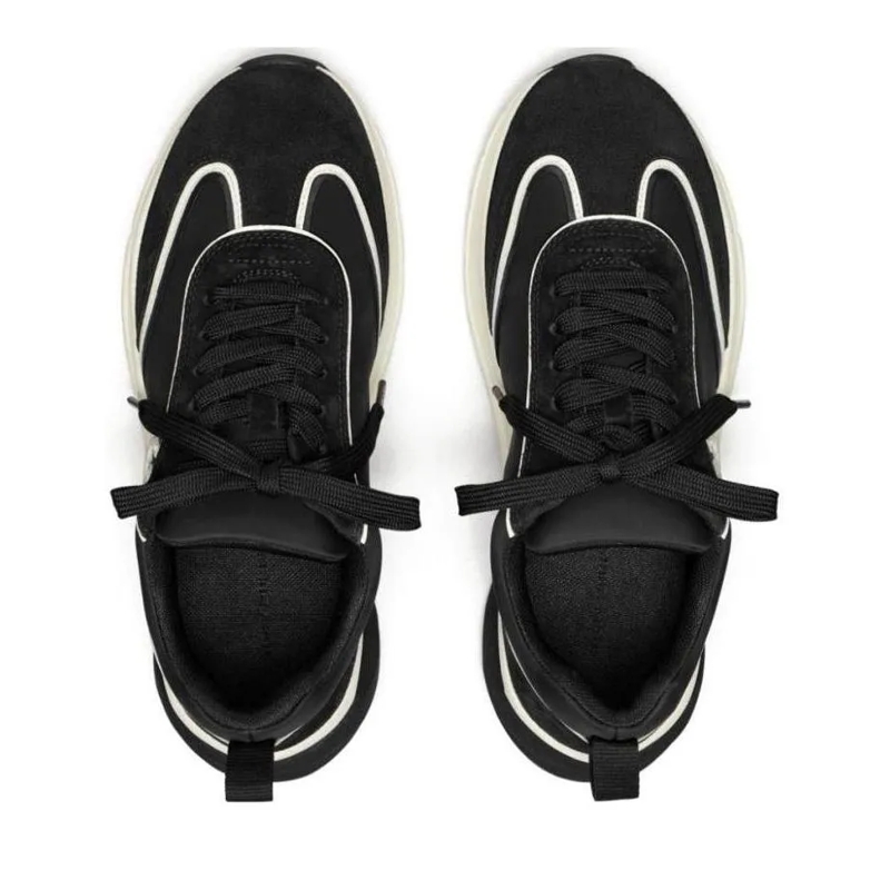 Tory Burch Lage-top sneaker Good Luck Trainer Perfect Black / New Ivory(Image 5)