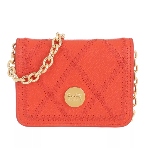 See By Chloé Roby Shoulder Crossbody Bag Leather Happy Orange Borsetta a tracolla
