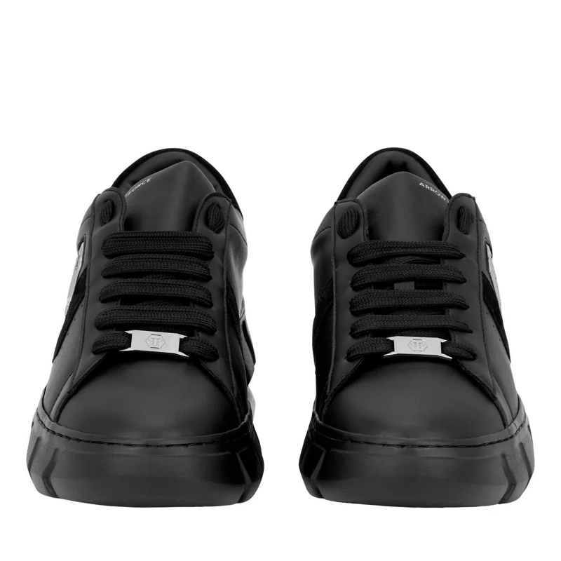 Philipp Plein Low-Top-Sneaker Lo-Top Turnschuhe Hexagon schwarz(Image 4)