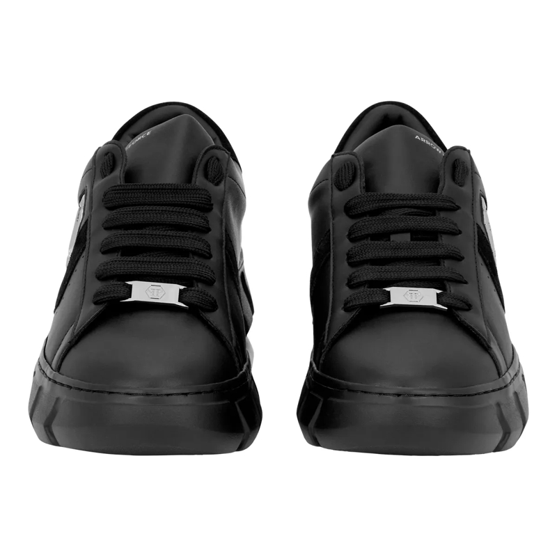 Philipp Plein Low-Top-Sneaker Lo-Top Turnschuhe Hexagon schwarz(Image 2)