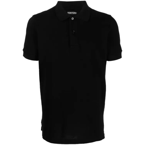 Tom Ford Black Tennis Polo Shirt Black 