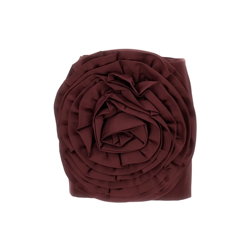 Rotate Minirok Satin Mini Skirt Neutrals