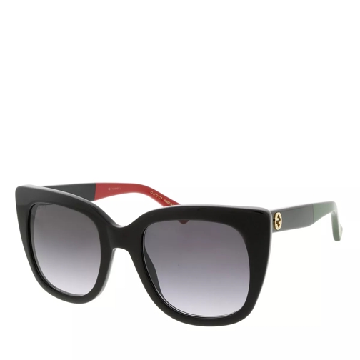 Gucci GG0163Sn-003 51 Woman Acetate Black-Grey Sunglasses