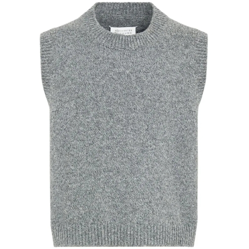 Maison Margiela Pull Shetland Vest Grey