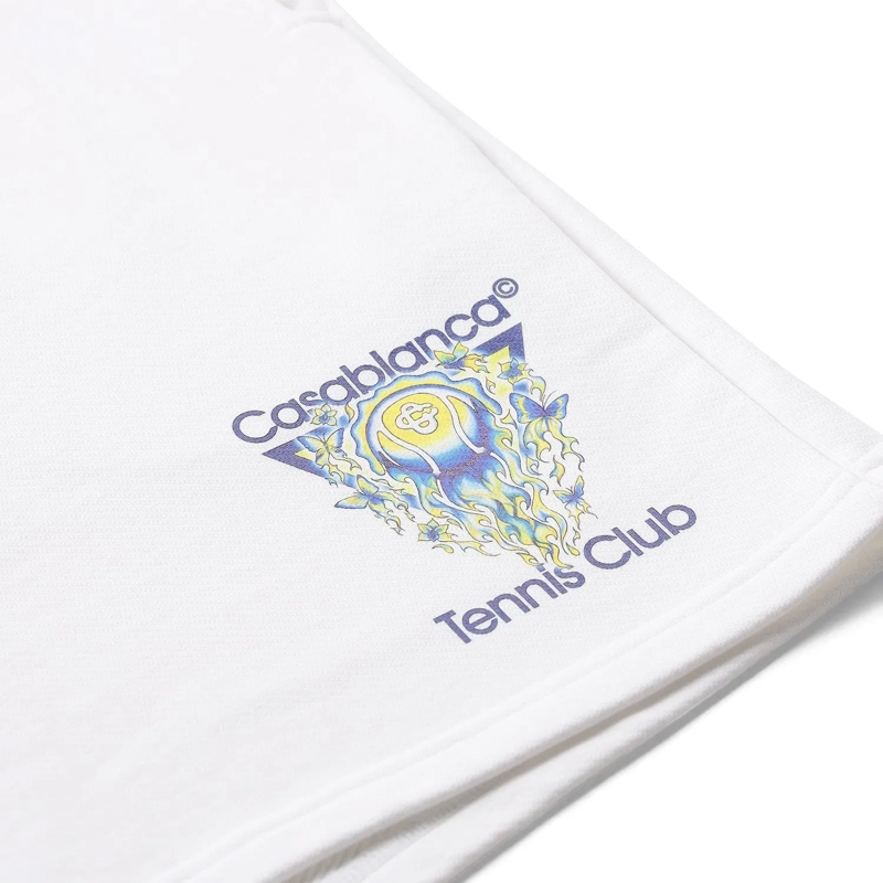 Casablanca Bermuda-Shorts White Cotton Shorts White(Image 10)