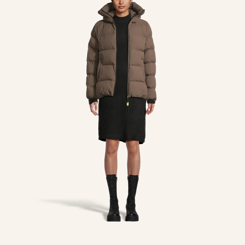 No1 Como Blouson Steppjacke LINDA taupe(Image 2)