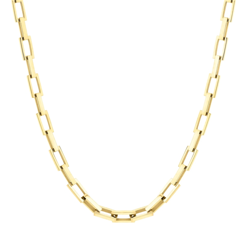 Liebeskind Berlin Mittellange Halskette Edelstahl Halskette gold