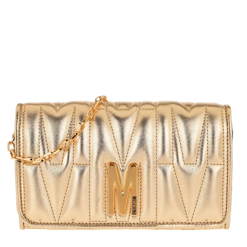 Moschino Chain Wallet Oro Lucido Wallet On A Chain