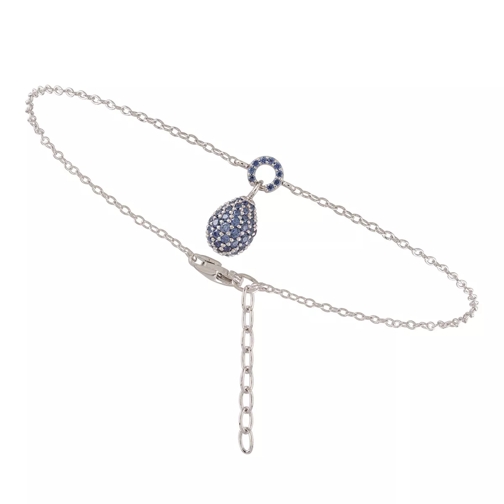 Little Luxuries by VILMAS Vita New White Bracelet Little Drop Rhodium Plated Bracelet