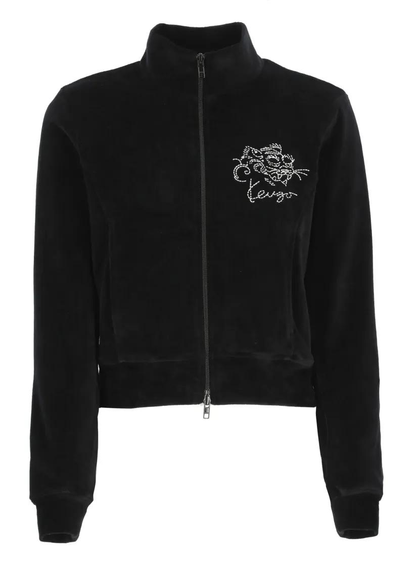 Kenzo - Sweatshirt With Logo - Größe L - schwarz