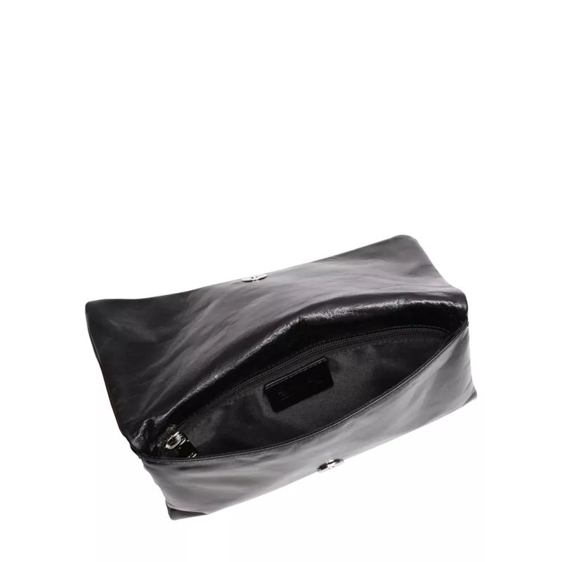Abro Crossbodytas Clutch Athene aus Leder schwarz(Image 4)