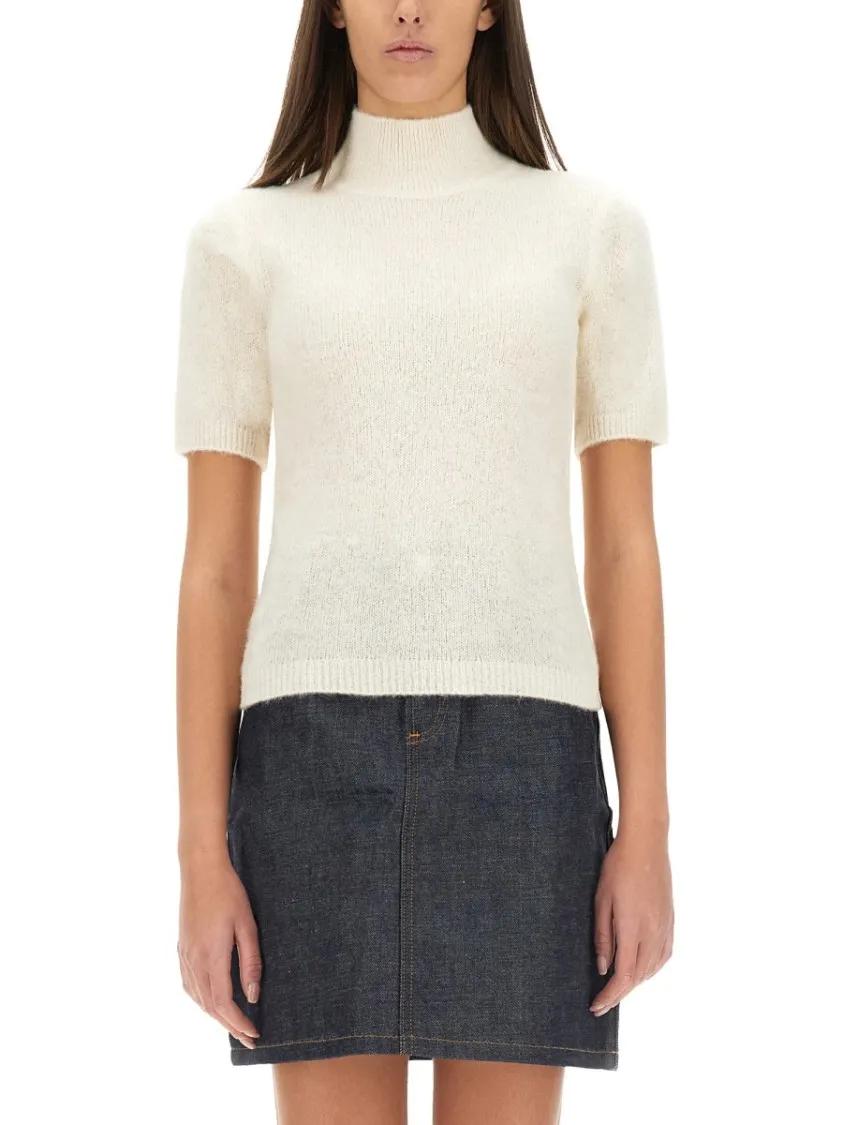 Thumbnail - A.P.C. - "Edie" Knit Top - Größe XS - weiß