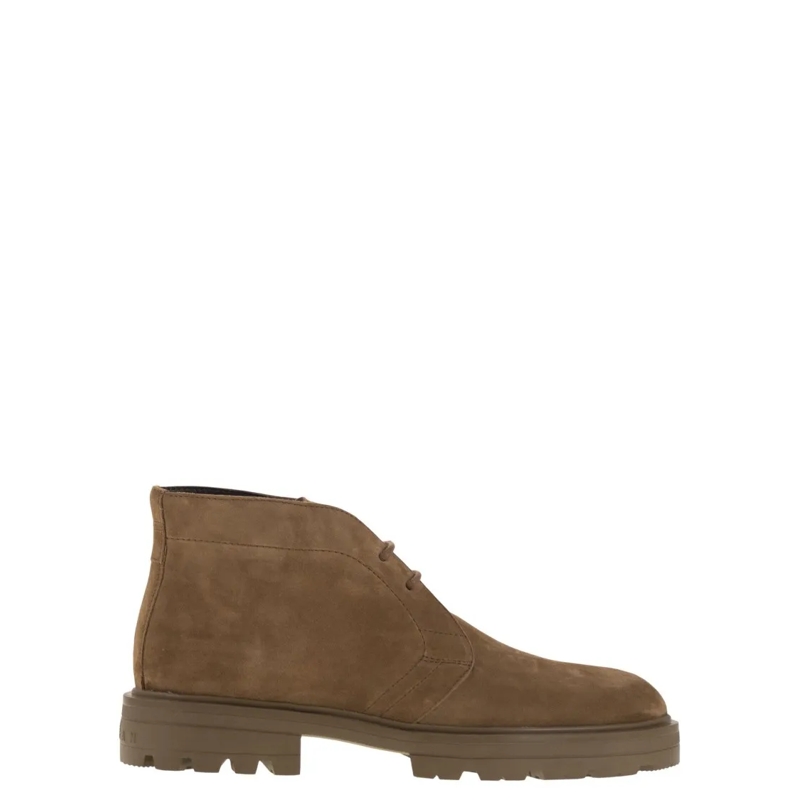 Hogan Bottes H673 - Lace-Up Ankle Boot Brown