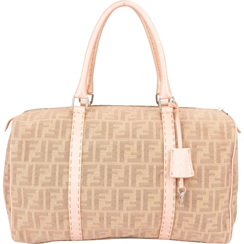 Fendi Schultertasche Fendi FF Monogram Boston Handbag mehrfarbig