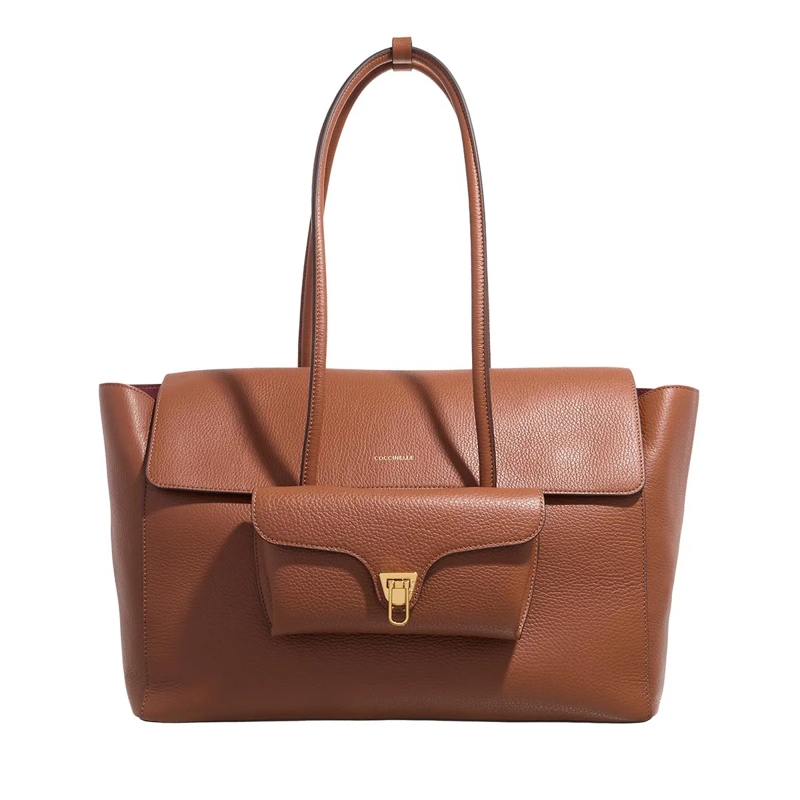 Coccinelle Shopper Coccinelledouble Beat Cognac