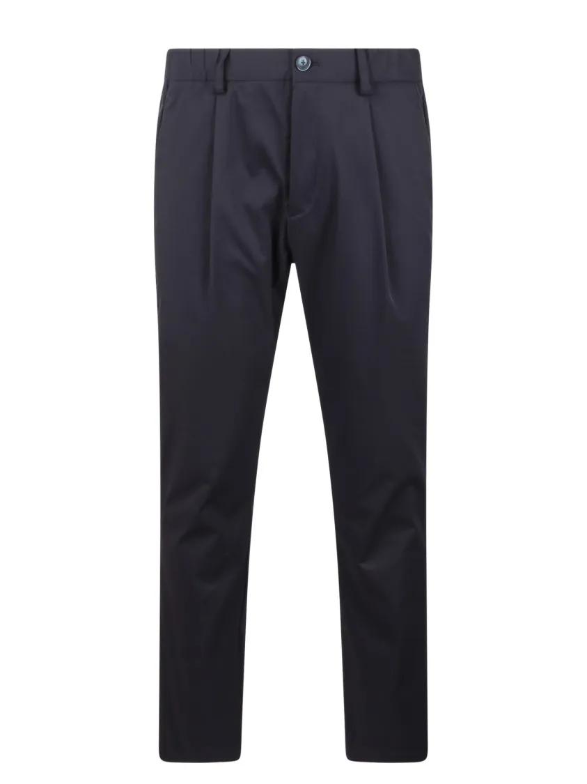 Herno - Unwashed Lightweight Scuba Pants - Größe S - blau