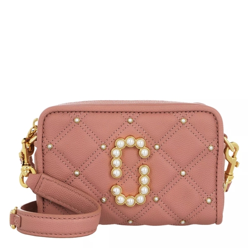 Marc Jacobs The Softshot 17 Crossbody Bag Leather Pink Rose Cameratas