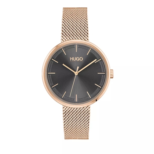 Hugo Watch Crush Rose Gold Quarz-Uhr