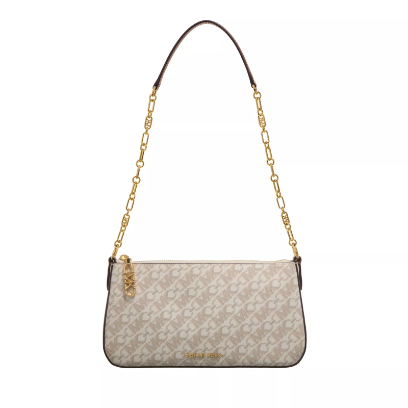 MICHAEL Michael Kors Pochette Md Chain Pouchette Vanilla/Lugg