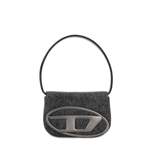 Diesel Schultertasche 1Dr Flap Closure Black Shoulder Bag Black