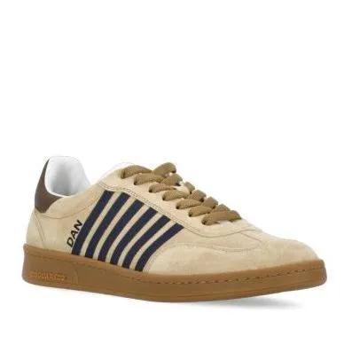 Dsquared2 Low-Top Sneaker - Boxer Sneakers - Gr. 40 (EU) - in Creme - für Damen