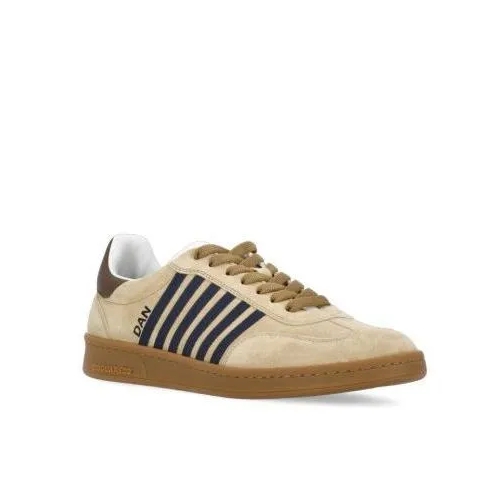 Dsquared2 Boxer Sneakers Neutrals låg sneaker