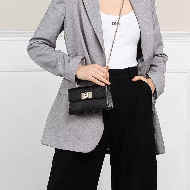 Furla Minitasche Furla 1927 Mini Crossbody Top Handle Nero (Image 2)