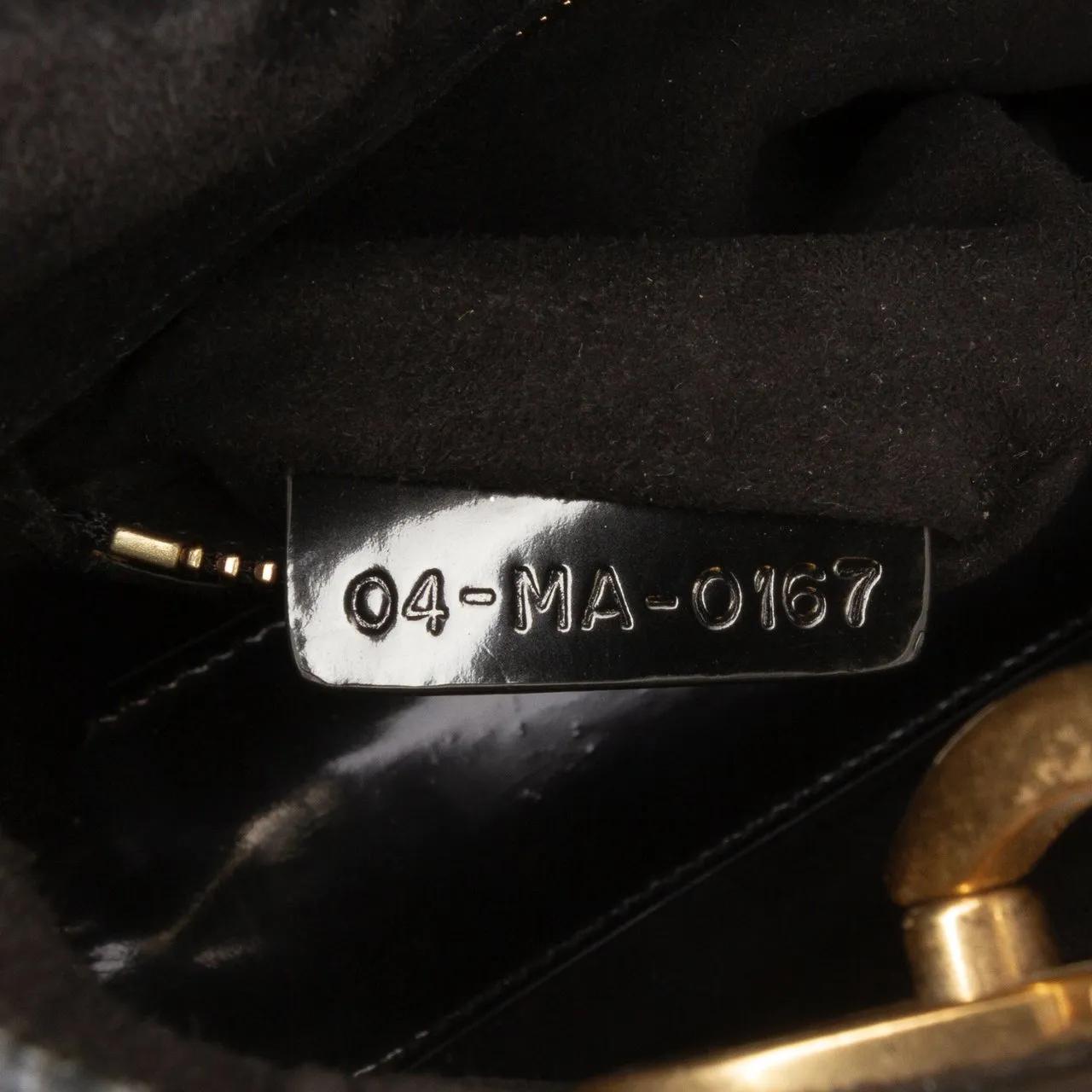 Thumbnail - Christian Dior Hobo Bags - Mini Patent Cannage Studded Supple Lady Dior - Gr. unisize - in Schwarz - für Damen