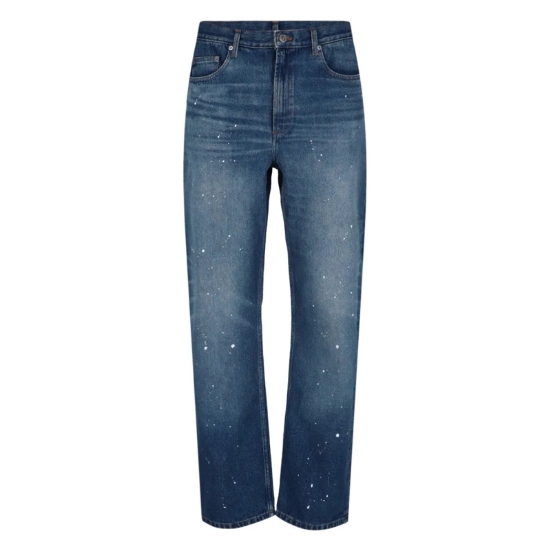 A.P.C. Straight Leg Jeans Straight Fit Jeans im Vintage-Look Blau(Image 2)